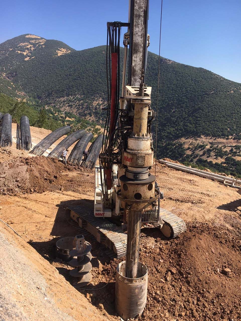 Denizler Group Nurdağı Heyelan Kazıkları